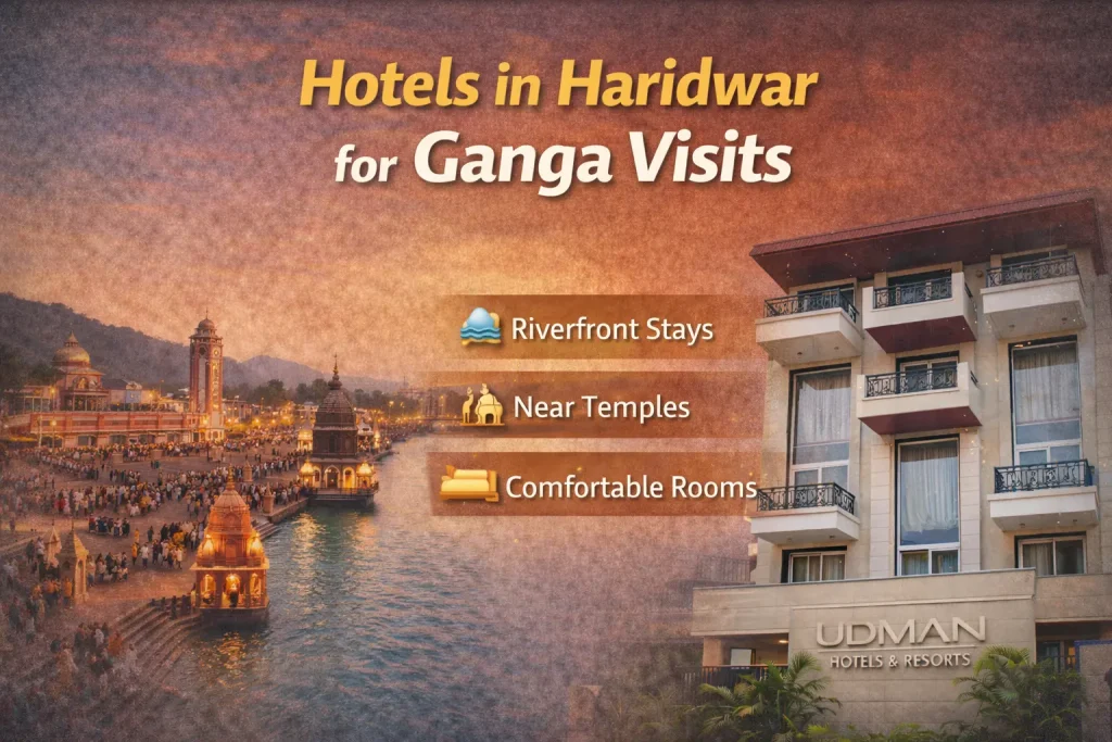 hotels in haridwar for ganaga visits