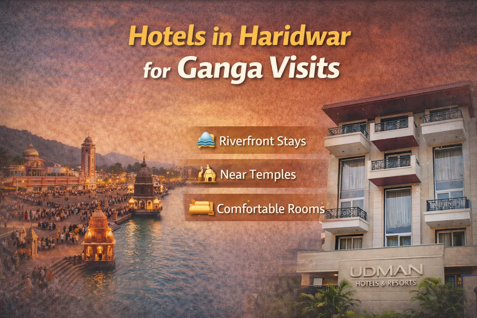 hotels in haridwar for ganaga visits
